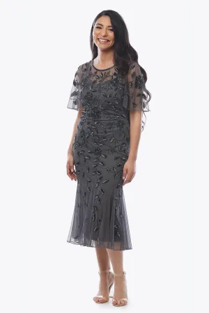Clothings Jesse Harper - JH0499 Beaded Floral Dress Dresses women dresses dress stores