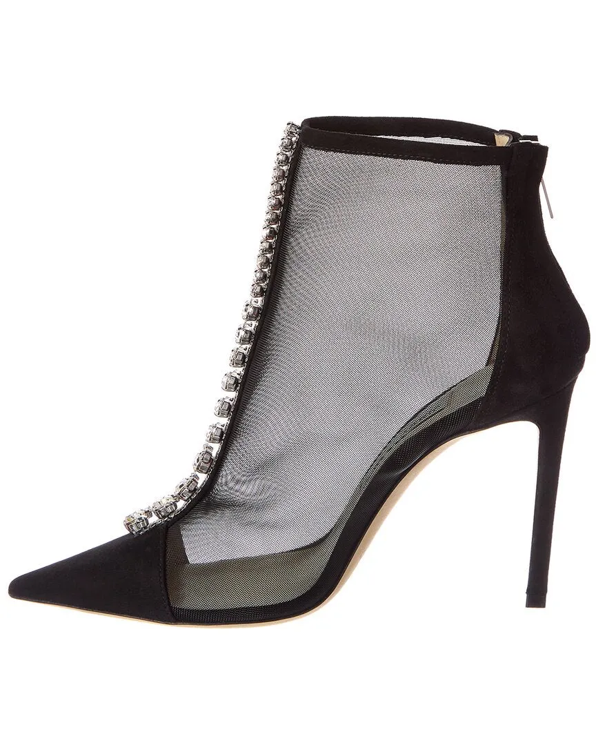 Jimmy Choo Bing 100 Bottines en Suède & Mesh_Jimmy-Choo