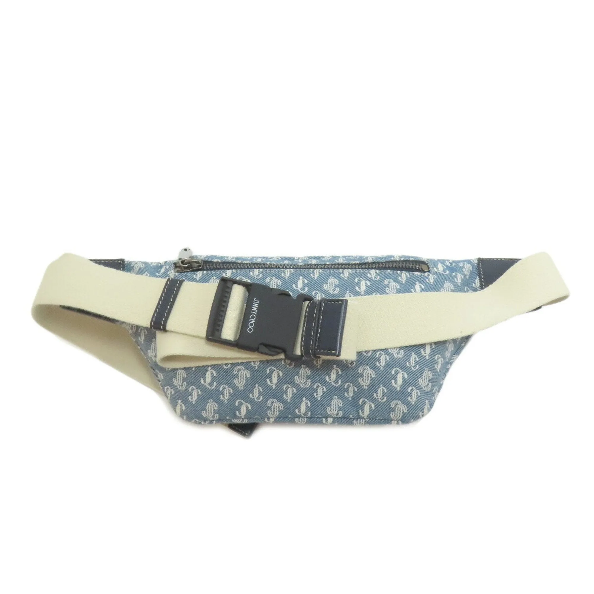 Jimmy Choo blue blue Canvas Sling Bag (Pre-Owned)