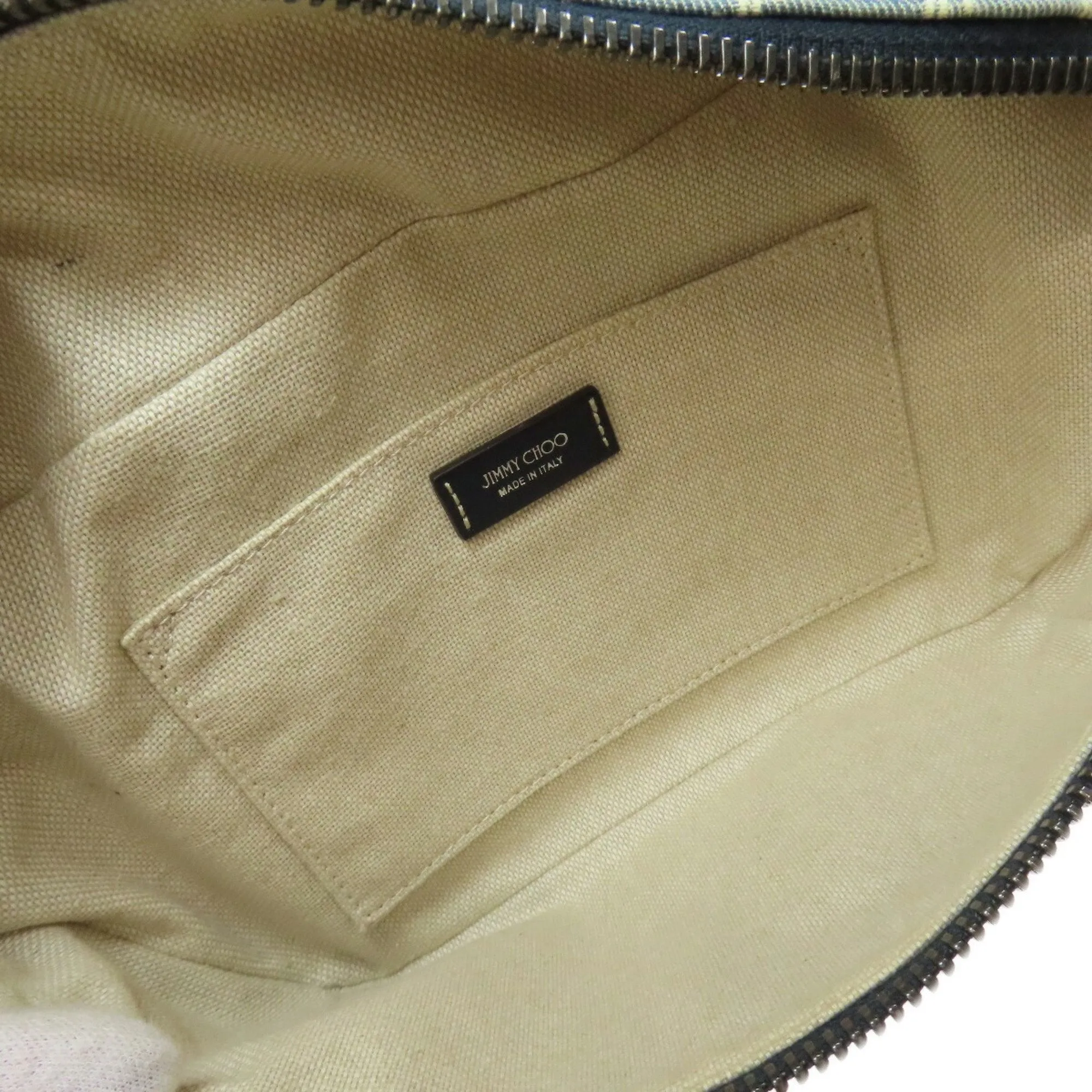 Jimmy Choo blue blue Canvas Sling Bag (Pre-Owned)