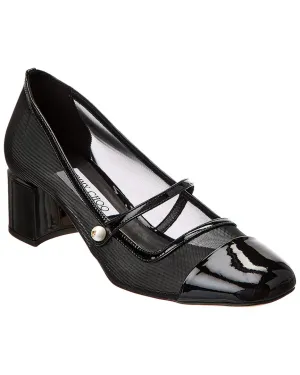 Jimmy Choo Elisa 45 Escarpins en Vernis & Mesh_Jimmy-Choo