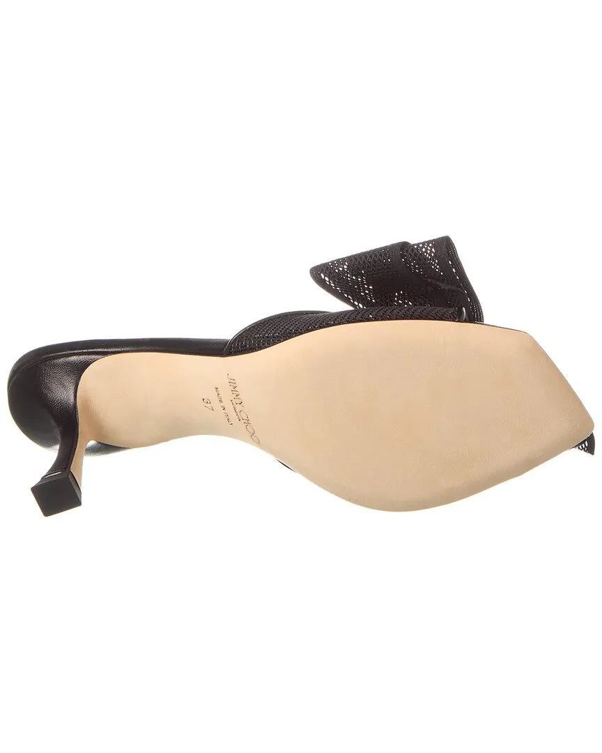 Jimmy Choo Jodi 70 Sandales en Mesh et Cuir_Jimmy-Choo