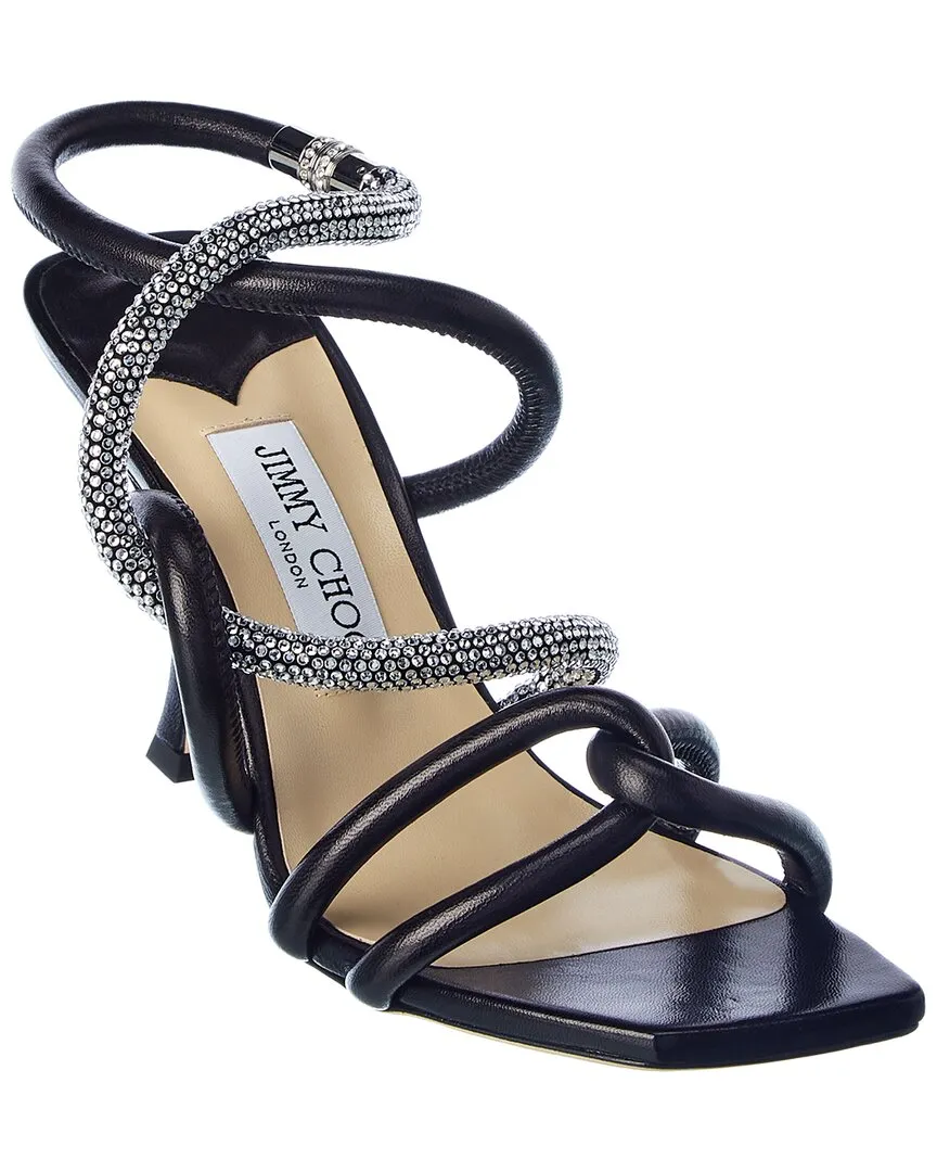 Jimmy Choo Lonnie 90 Sandales en Cuir_Jimmy-Choo