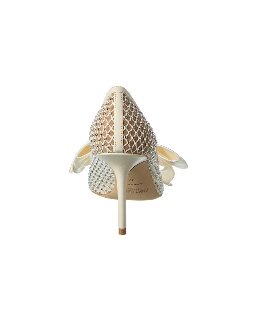 Jimmy Choo Love 85 Escarpins en Mesh Cristal & Cuir_Jimmy-Choo