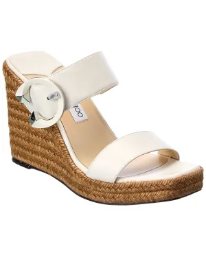 Jimmy Choo Melian 110 Sandales à Plateforme en Cuir_Jimmy-Choo