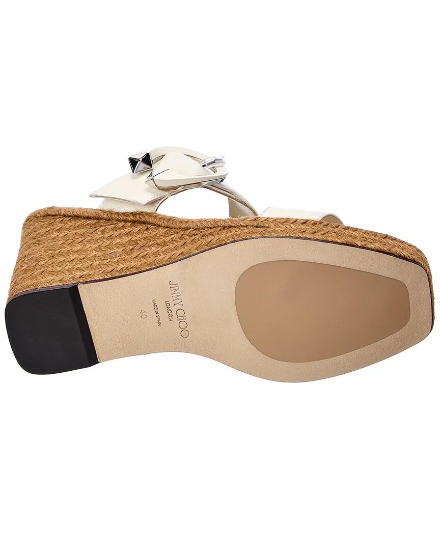 Jimmy Choo Melian 110 Sandales à Plateforme en Cuir_Jimmy-Choo