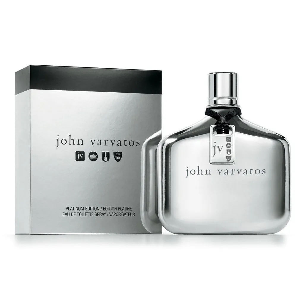 John Varvatos Platinum 4.2 oz EDT for men citrus-fragrance-men-collection
