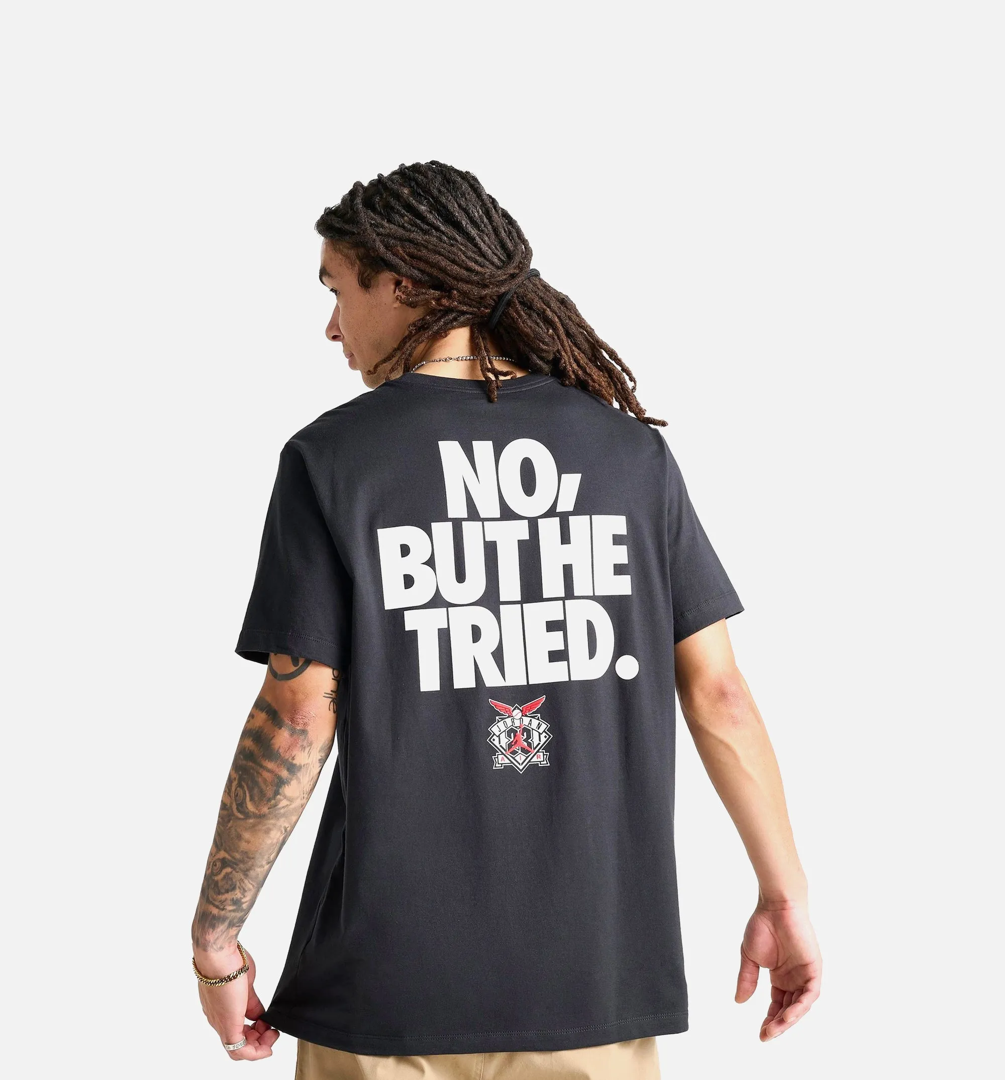 Jordan Vêtements Diamant 45 Plus Grand Joueur de Baseball T-Shirt Homme à Manches Courtes - Noir
