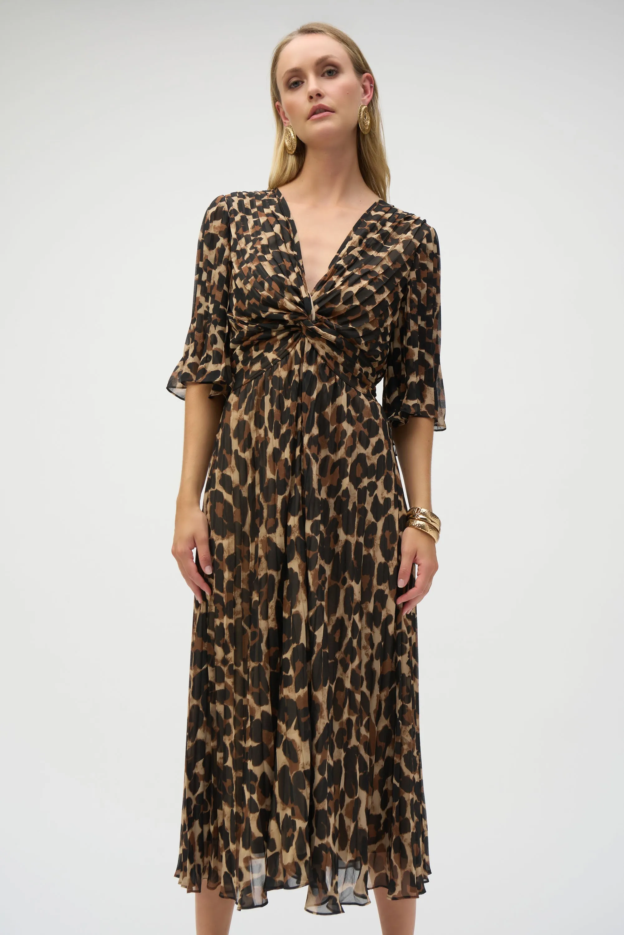Joseph Ribkoff - 252935 Leopard Chiffon Dress