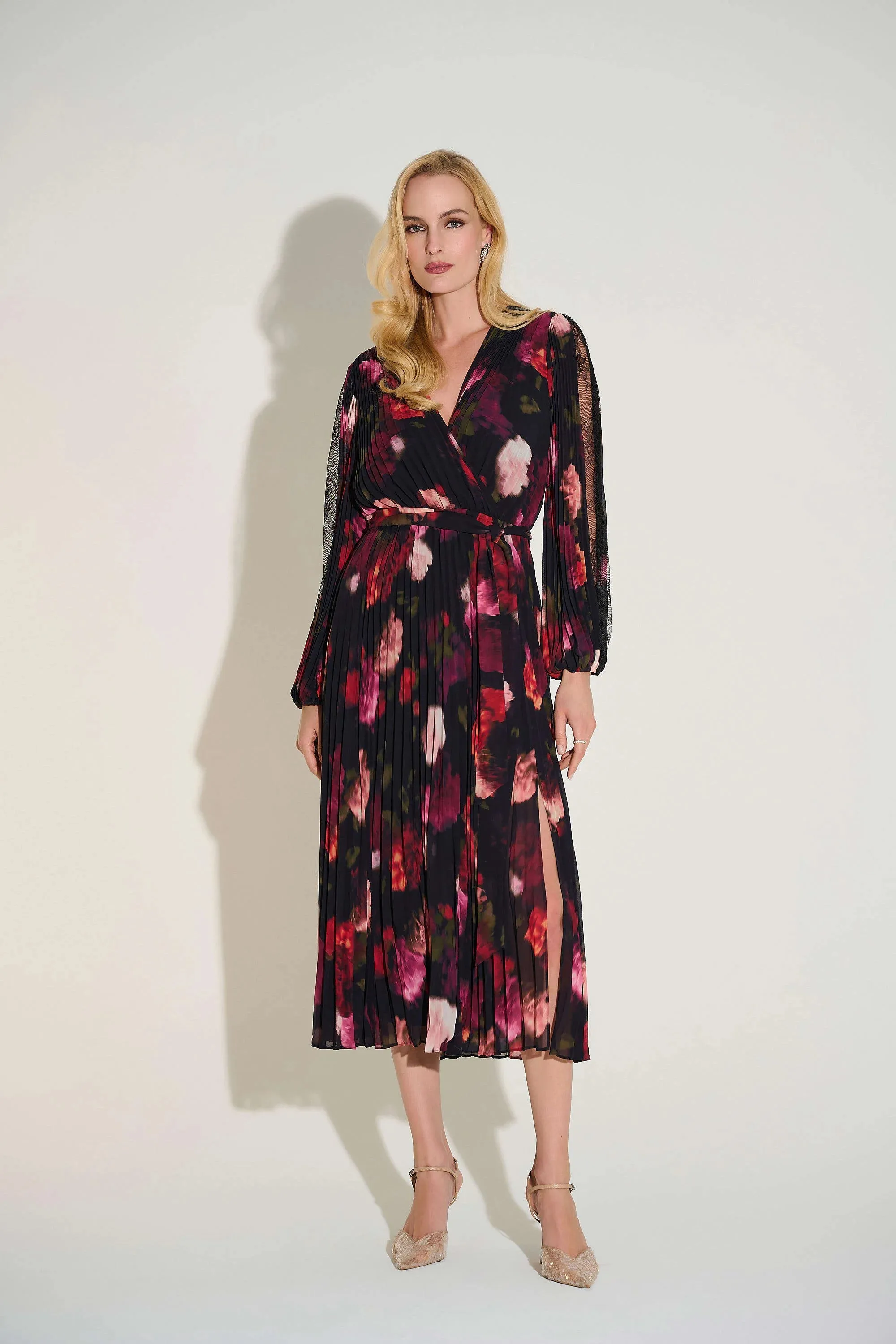 Joseph Ribkoff - 253774 Floral Pleat Dress