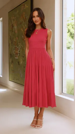 Kaida Midi Dress - Berry,prom dresses,wedding guest dresses,homecoming dresses,bridesmaid dresses,cocktail dresses,women clothing,summer dresses,formal dresses,sundresses,mother of the bride dresses,quince clothing,bodycon dress,dress casual,dress design,d