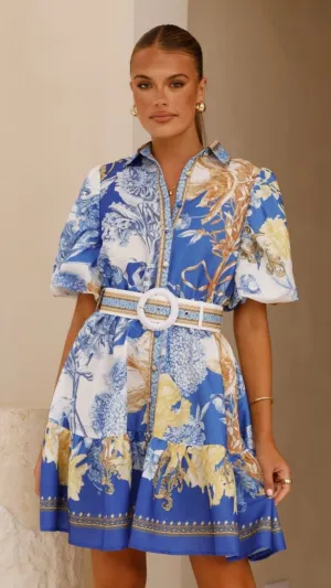 Kalliope Mini Dress - Blue Doll,prom dresses,wedding guest dresses,homecoming dresses,bridesmaid dresses,cocktail dresses,women clothing,summer dresses,formal dresses,sundresses,mother of the bride dresses,quince clothing,bodycon dress,dress casual,dress d