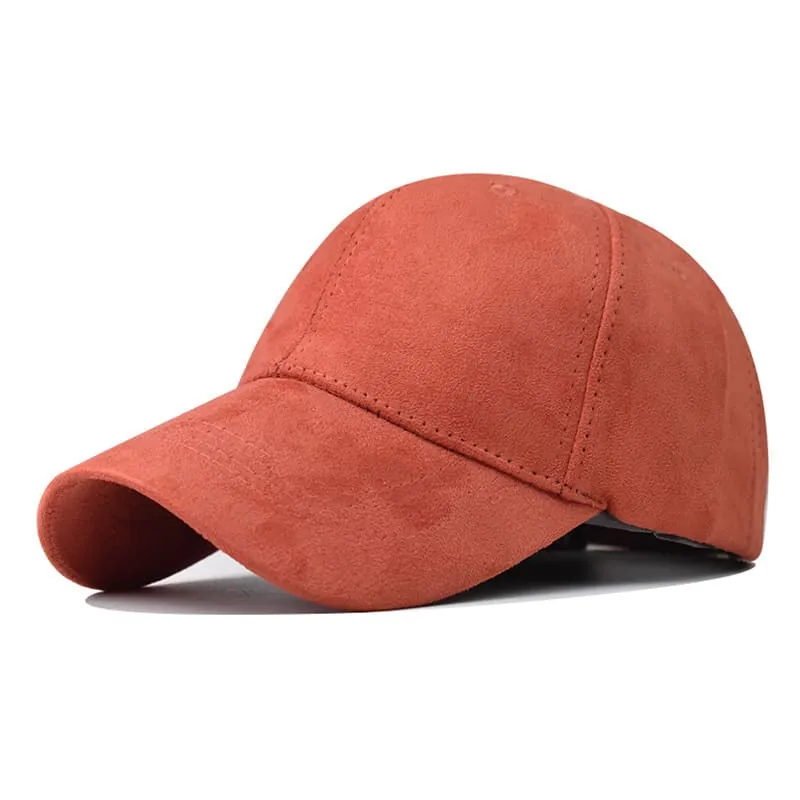 Kansas Suede Curved Baseball Cap