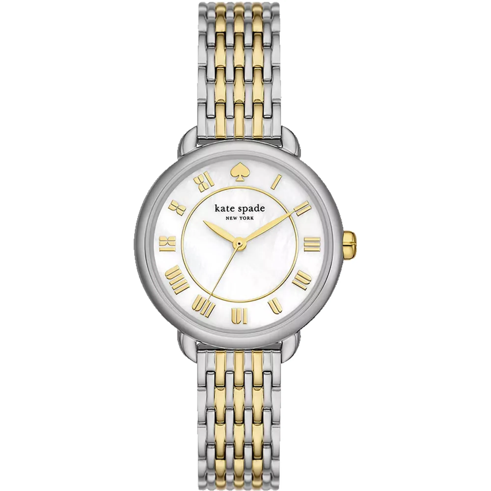 Kate Spade Women's Watch - Lily Avenue White MOP Dial Two Tone Bracelet | KSW1822 Luxury Quartz Watch Quartz Watch Sale