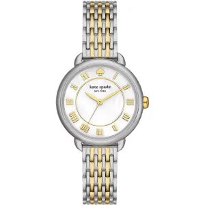 Kate Spade Women's Watch - Lily Avenue White MOP Dial Two Tone Bracelet | KSW1822 Luxury Quartz Watch Quartz Watch Sale