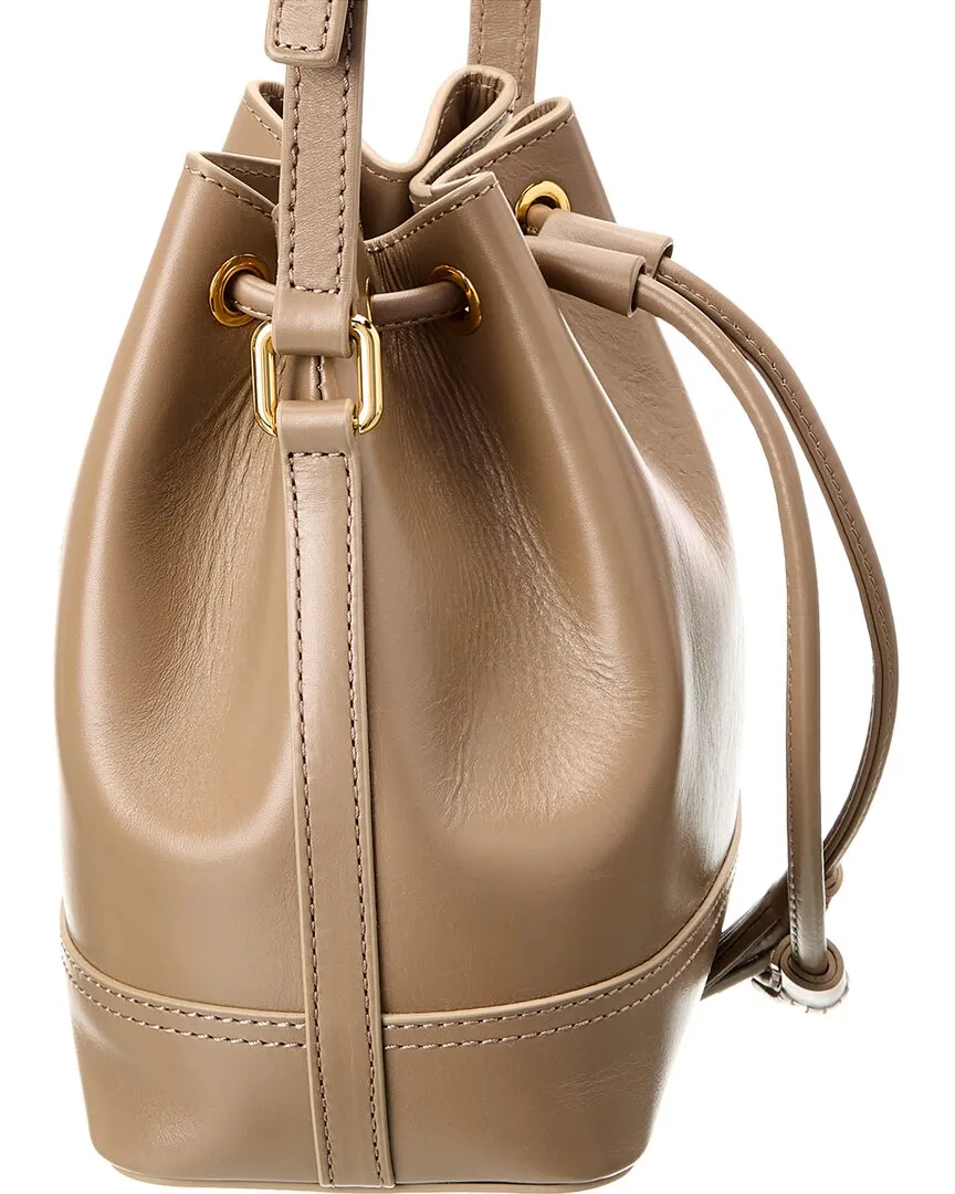 KHAITE Leather Bucket Bag