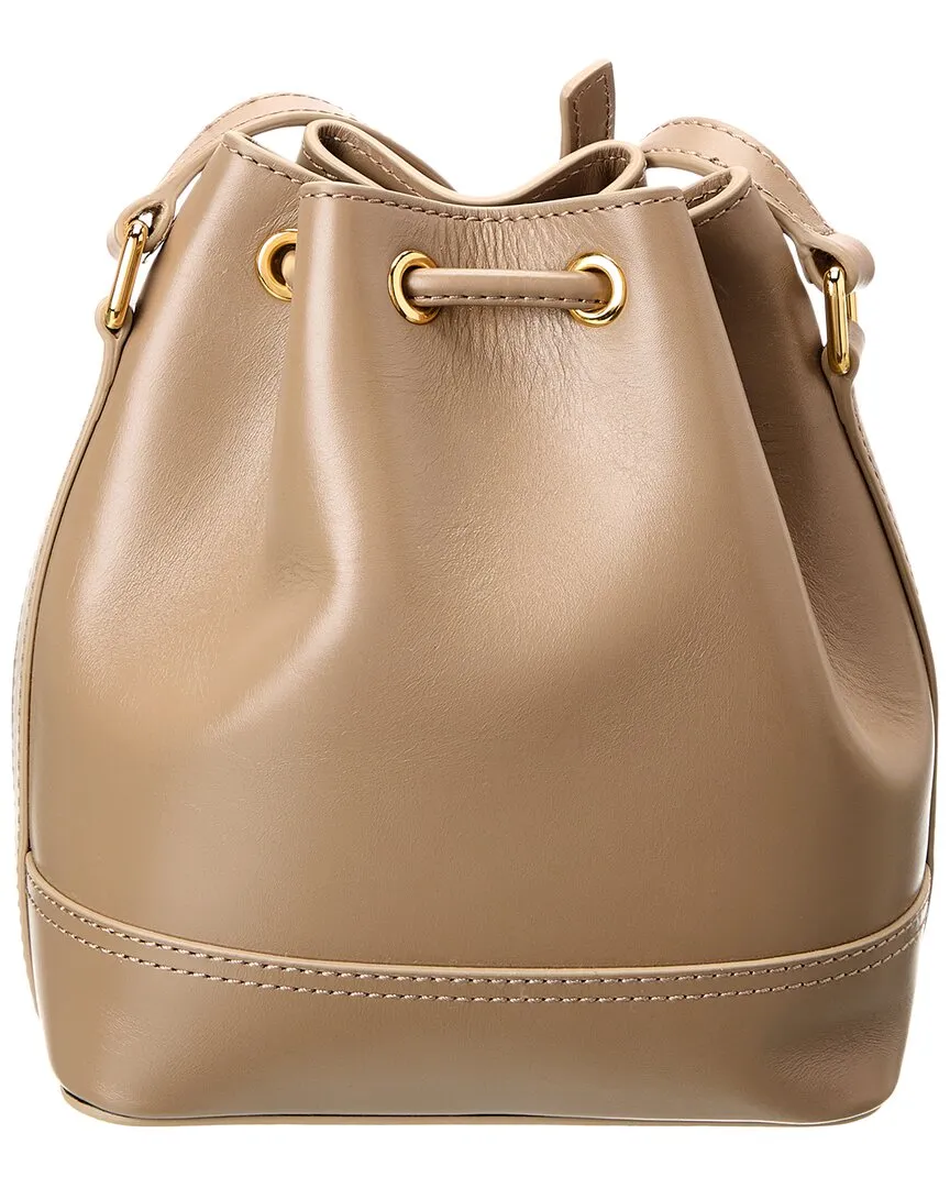 KHAITE Leather Bucket Bag