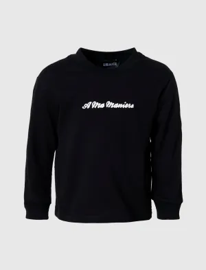 KIDS AMM SCRIPT LONG SLEEVE men's T-shirts