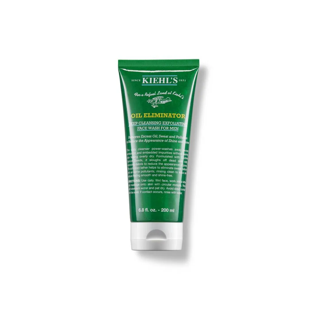 Kiehl's Oil Eliminator Deep Cleansing Exfoliating Face Wash 200ml 