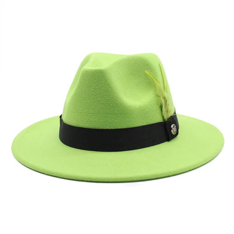 Killeen Feather Wool Fedora Hat