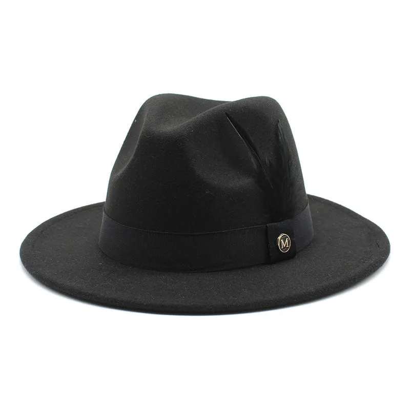 Killeen Feather Wool Fedora Hat