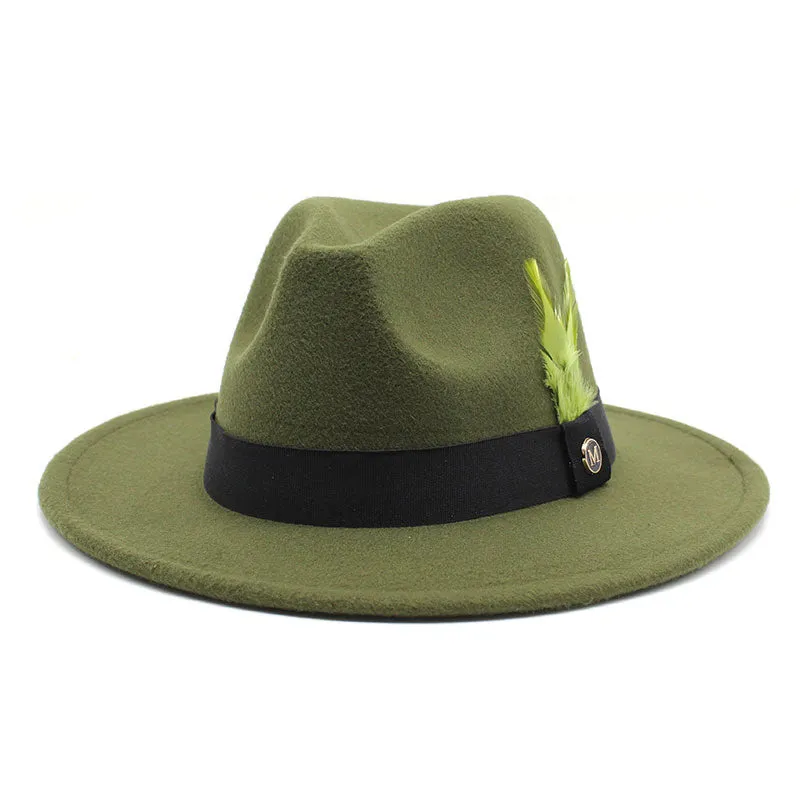 Killeen Feather Wool Fedora Hat