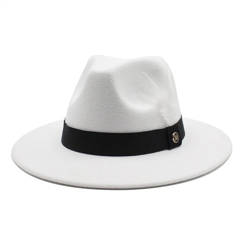 Killeen Feather Wool Fedora Hat