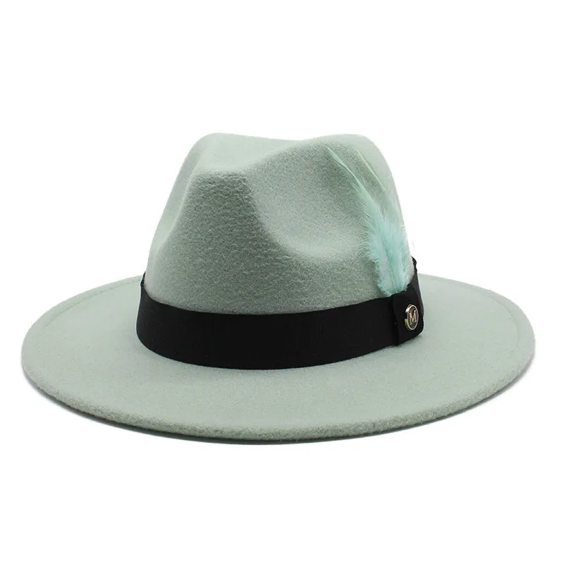 Killeen Feather Wool Fedora Hat