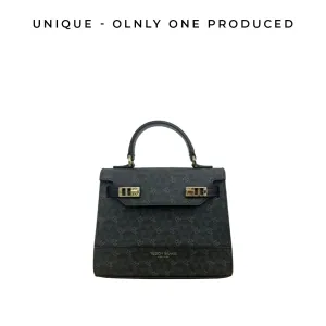 Kim Pattern 9" - Grey handle bags on sale