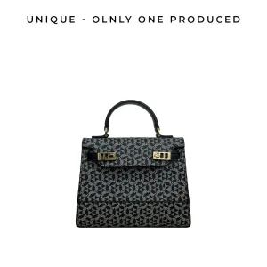 Kim Pattern 9" - Light Grey handle bags on sale