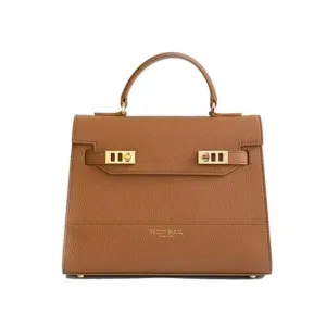 Kim Stampato 11" - Camel Brown handle bags on sale