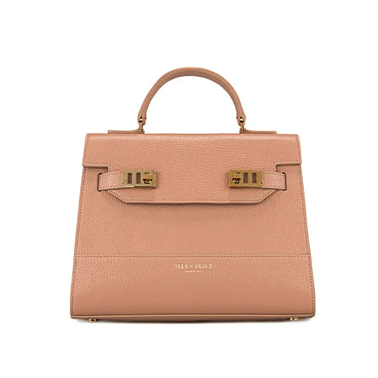Kim Stampato 11" - Dark Blush handle bags on sale