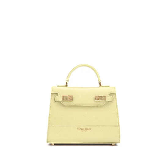Kim Stampato 9" - Light Yellow handle bags on sale