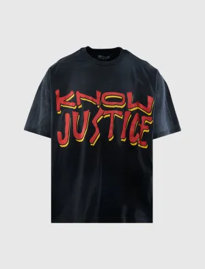 KNOW JUSTICE TEE men's T-shirts