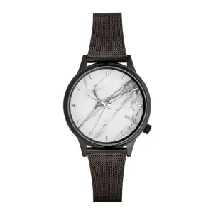 Komono Women's Black Mesh Bracelet Watch - Estelle Royale Marble Dial | KOM-W2867 Luxury Quartz Watch Quartz Watch Sale