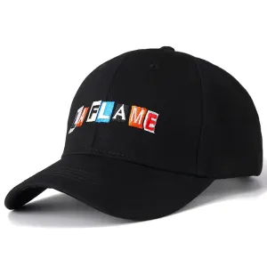 La Flame Baseball Cap boater hat with bow in beach sunlight