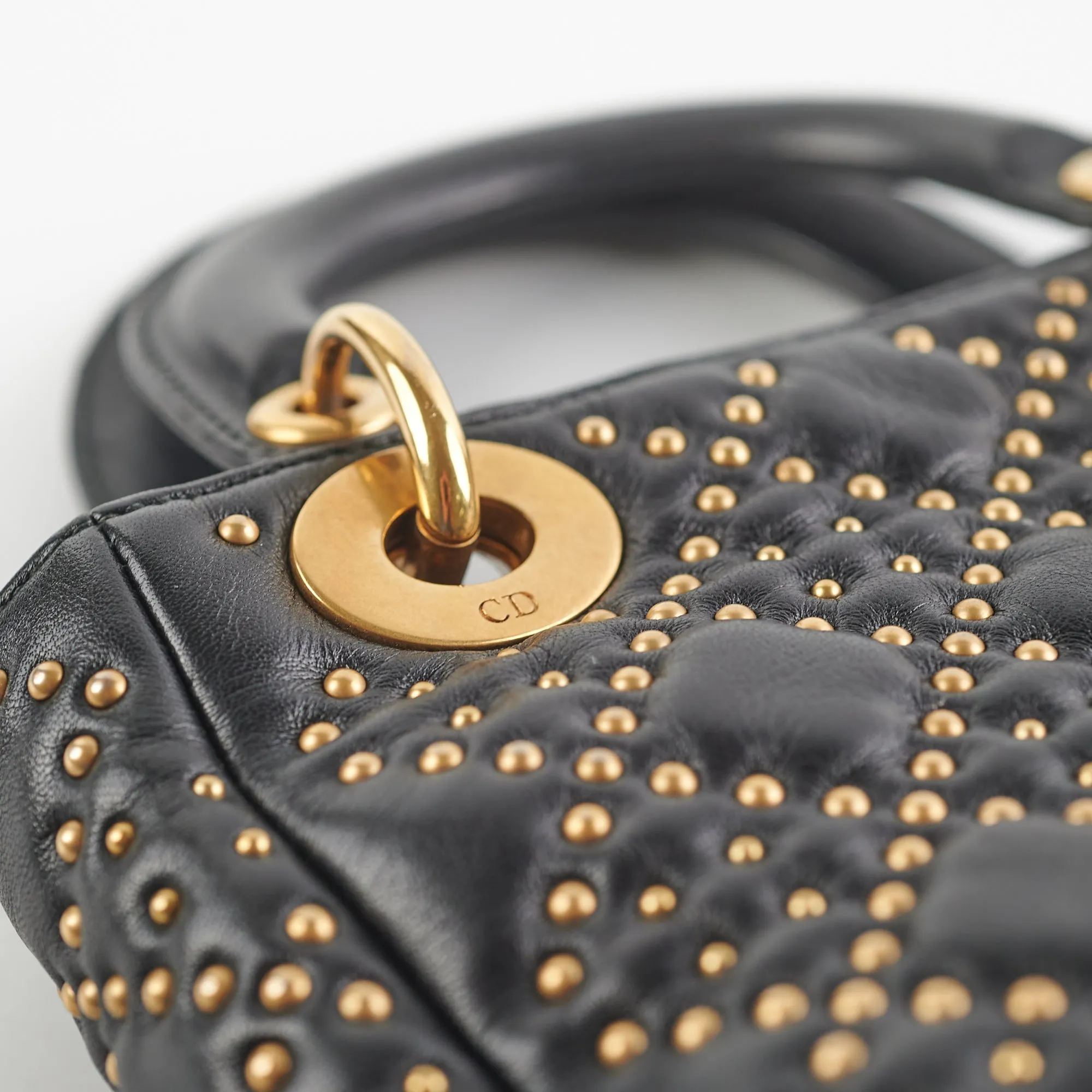 Lady Dior Studded Black Mini
