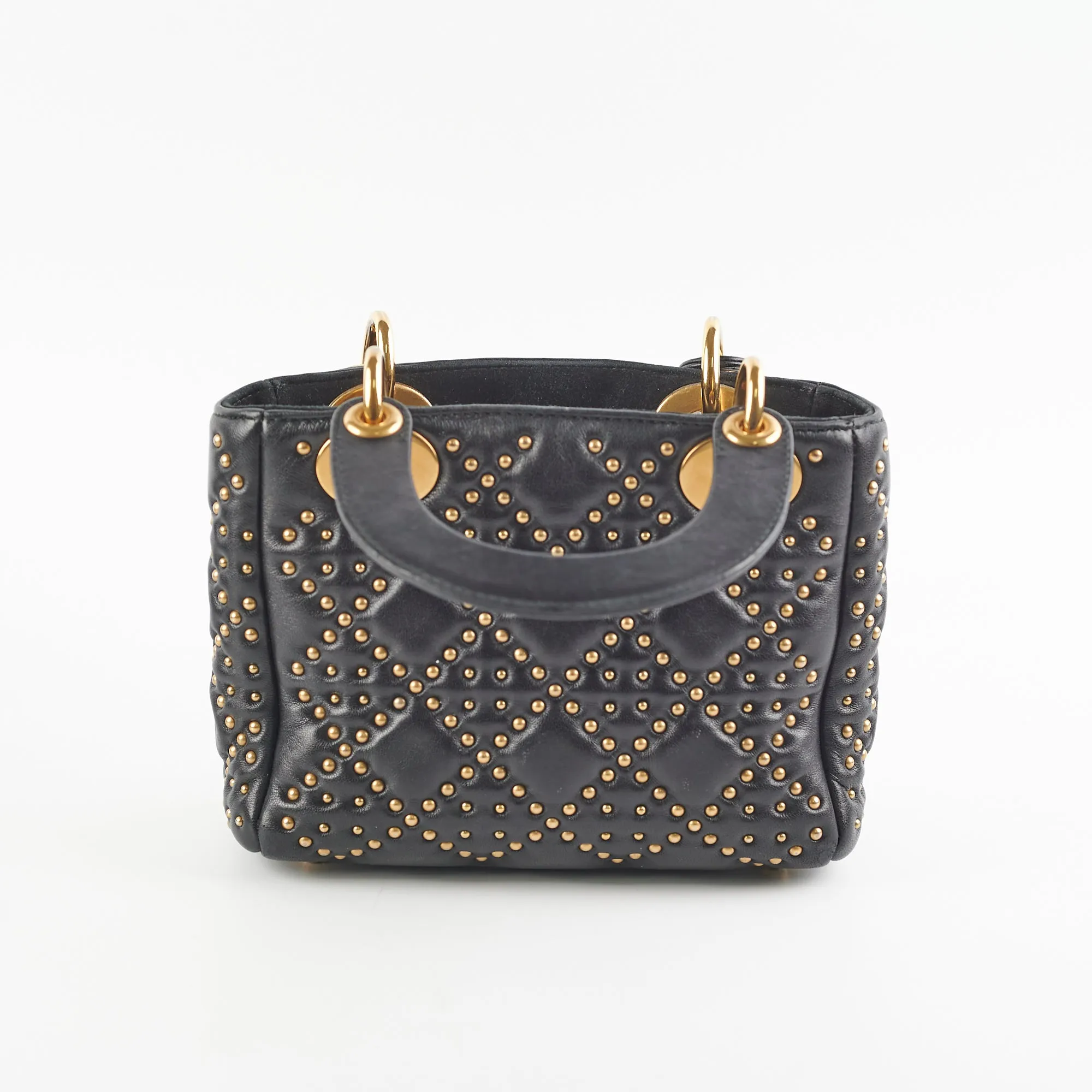 Lady Dior Studded Black Mini