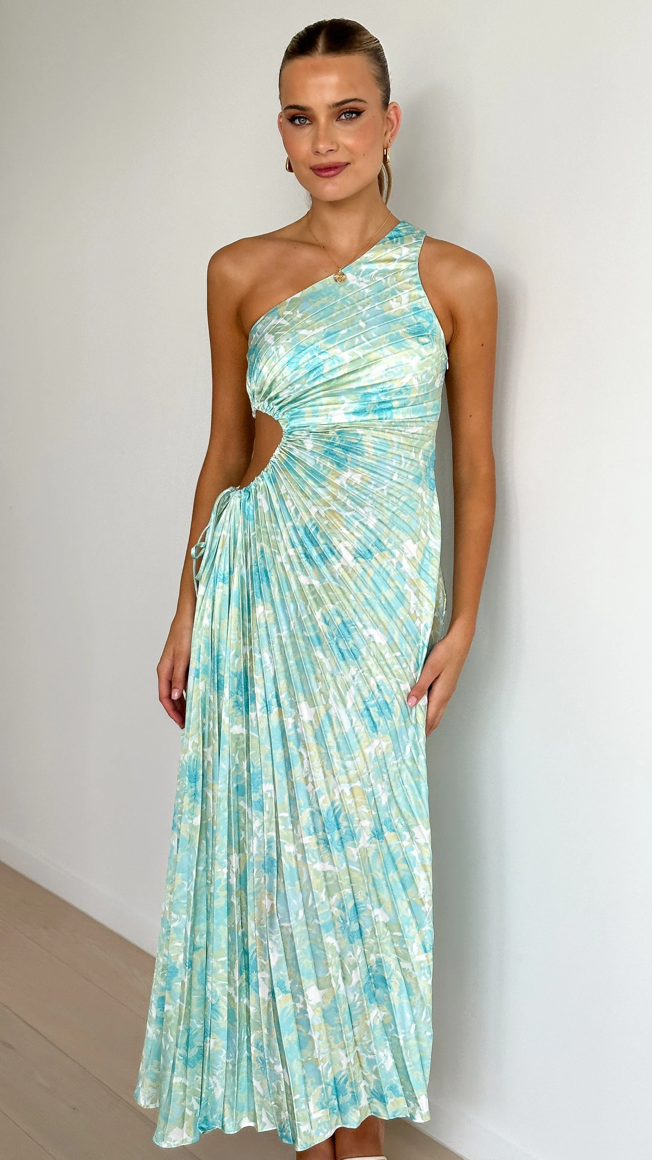 Laken Maxi Dress - Green Floral