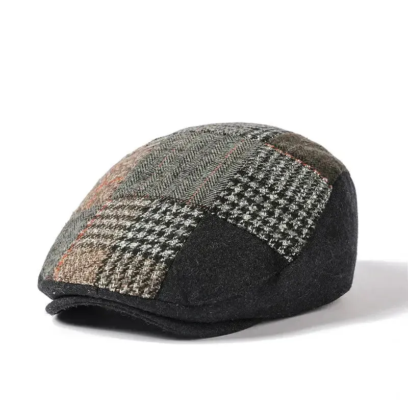 Lancashire Patchwork Flat Cap