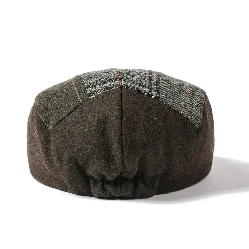 Lancashire Patchwork Flat Cap