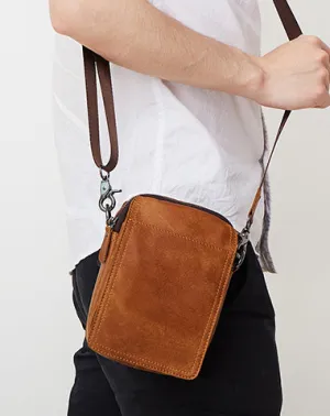 Leather Belt Pouch for Men Cell Phone Holster Waist Bag BELT BAG Shoulder Bag For Men Camel