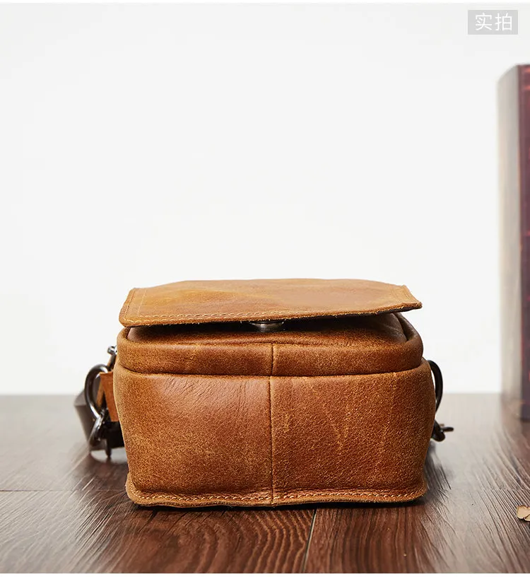 Leather Belt Pouch for Men Cell Phone Holster Waist Bag BELT BAG Shoulder Bag For Men