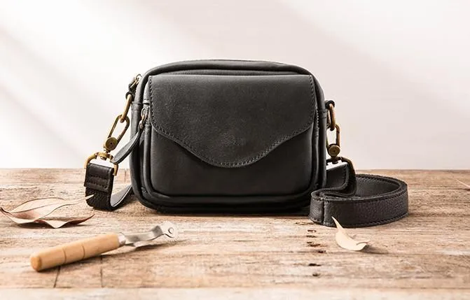 Leather Belt Pouch Phone Case Mens Waist Bag Shoulder Bag for Men