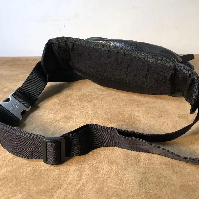 Leather Men Fanny Pack Small Waist Bag Hip Pack Belt Bag Bumbag for Men