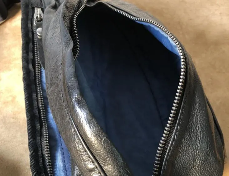 Leather Men Fanny Pack Small Waist Bag Hip Pack Belt Bag Bumbag for Men