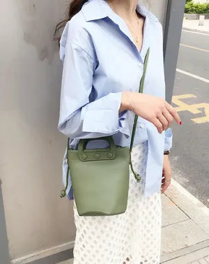 LEATHER WOMEN Bucket Purse Handbag SHOULDER BAG FOR WOMEN cheap online