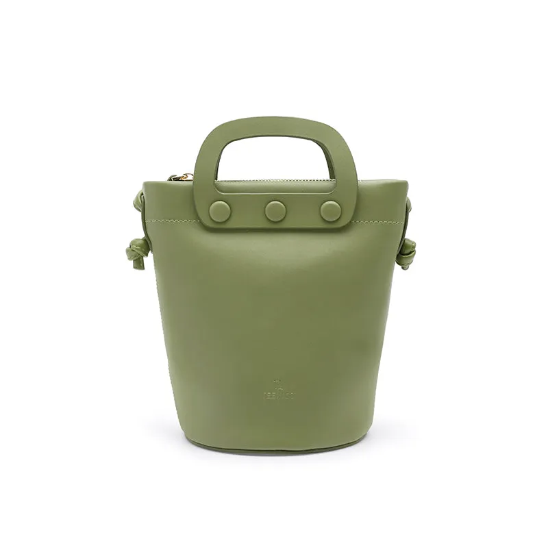 LEATHER WOMEN Bucket Purse Handbag SHOULDER BAG FOR WOMEN