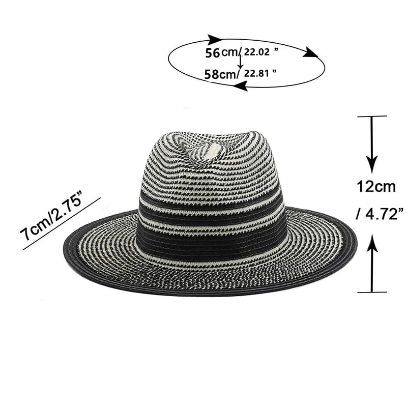 Levante Striped Fedora Hat