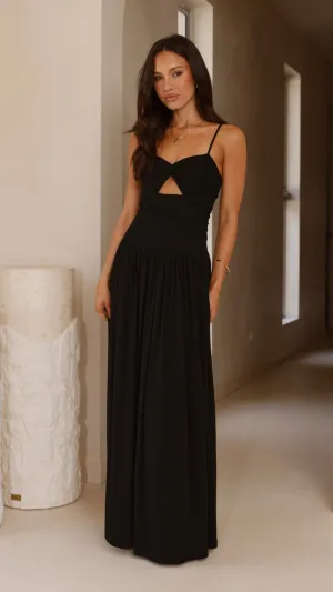 Libertine Maxi Dress - Black,prom dresses,wedding guest dresses,homecoming dresses,bridesmaid dresses,cocktail dresses,women clothing,summer dresses,formal dresses,sundresses,mother of the bride dresses,quince clothing,bodycon dress,dress casual,dress desi